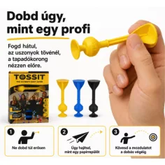 Tossit Starter Pack modrožlutý silikonový set šipek s přísavkami obrázek 4
