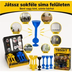 Tossit Starter Pack modrožlutý silikonový set šipek s přísavkami obrázek 5