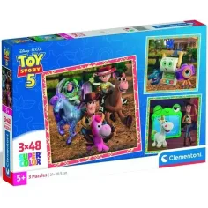 Toy Story 5 3x48ks Super Color puzzle - Clementoni