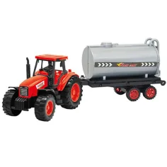 Traktor s přívěsem na cisternu s koly obrázek 2