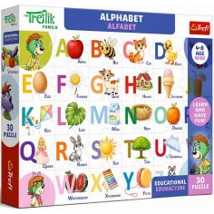 Treflik Abeceda vzdělávací 30ks puzzle - Trefl