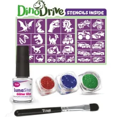 TyToo: DinoDrive třpytivá tetování set obrázek 2