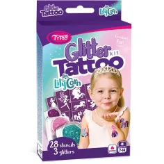 TyToo: LilyCorn třpytivá tetování sada