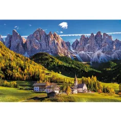 Údolí Val di Funes, Dolomity - Itálie 1500 dílků puzzle - Trefl obrázek 2