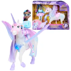 Unicorní Akadémie: Layla panenka a Glacier křídlatý jednorožec herní sada - Spin Master