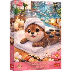 Usměvavá vydra 500ks Premium plus kvality puzzle - Trefl obrázek 1