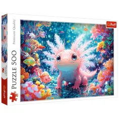 Usměvavý Axolotl 500dílná skládačka - Trefl