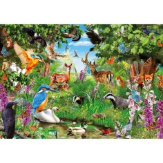 Úžasný les HQC puzzle 2000ks - Clementoni obrázek 2