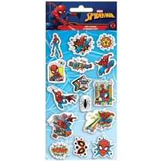 Úžasný Spider-Man 3D samolepková sada 10x22cm na archu