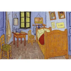 Van Goghova ložnice v Arles, Van Gogh - puzzle s 500 dílky s rámem - Trefl obrázek 2