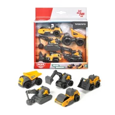 Volvo mini pracovní stroje 5ks sada - Dickie Toys