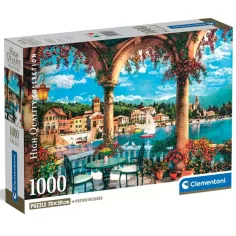 Výhled na jezero Como 1000ks HQC puzzle - Clementoni