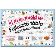Rozvojová kreslicí tabule s mazatelným fixem: Písmena - D-Toys