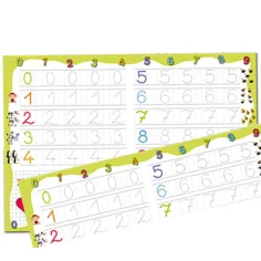 Rozvojová kreslicí tabule s mazatelným fixem: Čísla - D-Toys
