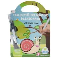 Rozvojové úkoly se zvířaty s mazatelným fixem - D-Toys
