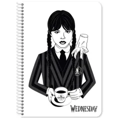 Wednesday linkovaný spirálový blok 60 listů 17x25 cm ve dvou variantách 1 ks obrázek 3