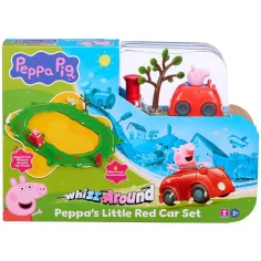 Whizz-Around Peppa prasátko červené auto herní sada