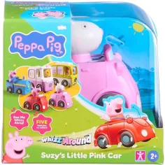 Whizz-Around Zsuzsi beránek růžové auto