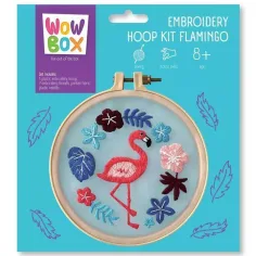 WowBox: Vyšívací sada s motivem plameňáka obrázek 1