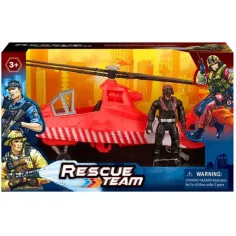 Rescue Team hasičský vrtulník s figurkou