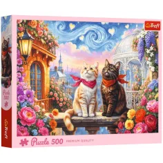 Zamilované kočky Premium Quality 500 ks puzzle – Trefl obrázek 1