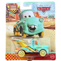 Závodní autíčko Matuka mátově zelené postavy 1/55 – Mattel