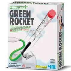 Zelená raketa sada vědecké hry