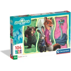 Zootropolis 2 104 dílné Super Color Puzzle - Clementoni