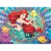 Ariel malá mořská víla 2 v 1 48dílné puzzle a omalovánka 35x25 cm - Lisciani