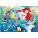 Ariel malá mořská víla 2 v 1 puzzle a omalovánky 250 dílků 50x35 cm - Lisciani