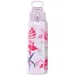 Ars Una: 3D Beach Flowers lilová dvoustěnná kovová láhev 700 ml