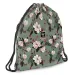 Ars Una: Flowery Green sportovní vak pro dospívající, 37,5 × 46 cm