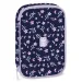 Ars Una: Navy Bloom vícepatrové pouzdro na pera 15,5x22,5x4,5 cm