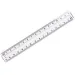 Ars Una: Průhledné pravítko 17 cm