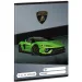Ars Una: Zelený čtverečkovaný sešit s motivem Lamborghini A/5 27-32
