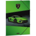 Ars Una: zelené desky Lamborghini s gumičkou, formát A4