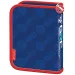 Auta modro-červený rozkládací penál 20,5cm x 13,5cm x 3,5cm
