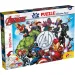 Avengers 2 v 1, puzzle a omalovánka, 60 dílků, 35x25 cm – Lisciani
