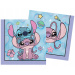 Balení 20 ks dvouvrstvých papírových ubrousků Disney Stitch a Angel