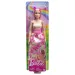 Barbie Dreamtopia: Princezna panenka v růžových šatech s motýly - Mattel