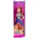 Barbie Fashionista stylová panenka se zrzavými vlasy v fialové sukni - Mattel