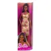 Barbie: Fashionista stylová panenka v kostkovaných, květinových šatech - Mattel