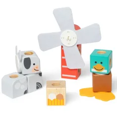 Blockables: Farm přátelé dřevěná stavebnice - Melissa & Doug obrázek 2