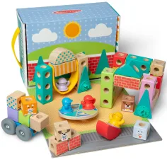 Blockables: Městská dřevěná stavebnice - Melissa & Doug obrázek 2