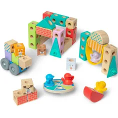Blockables: Městská dřevěná stavebnice - Melissa & Doug obrázek 3