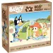 Bluey na dovolené 2 v 1 24dílné Eco maxi puzzle a omalovánky 70x50 cm – Lisciani