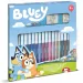 Bluey sada razítek s fixami, 18dílná - Multiprint