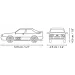 COBI: Audi Quattro 1980 bílé auto stavebnice (24665) obrázek 4