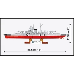 COBI: Bitevní loď Bismarck z 2. světové války stavebnice (4854) obrázek 4