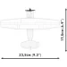 COBI: Cessna 172 Skyhawk bílá stavebnice (26620)